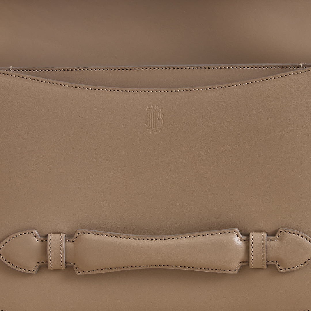 Leather Shoulder Bag with Adjustable Crossbody Strap - Image 7