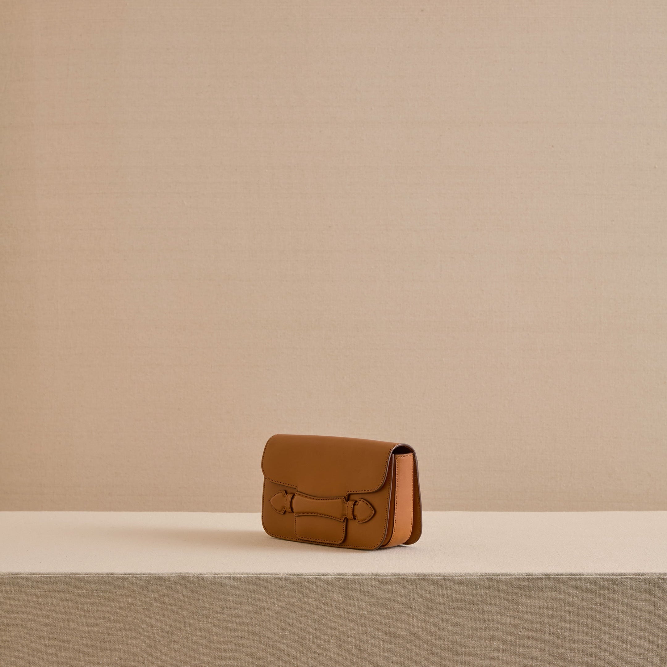 Clutch Bag with Leather Exterior and Suede Lining - Image 3