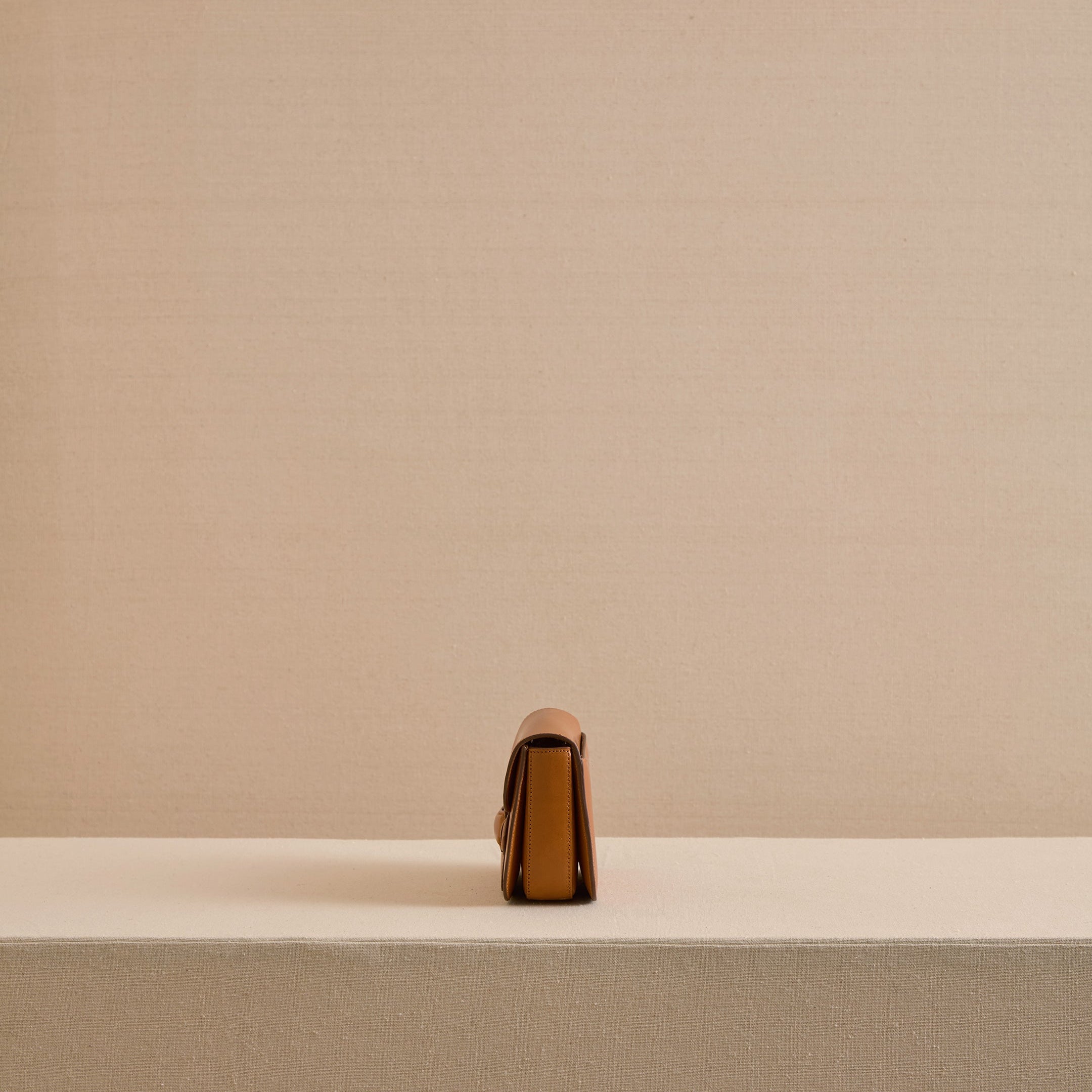 Clutch Bag with Leather Exterior and Suede Lining - Image 5