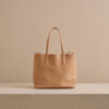 Leather Tote Bag with Soft Construction and Everyday Capacity