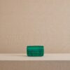 Clutch Bag with Satin Exterior and Leather Lining